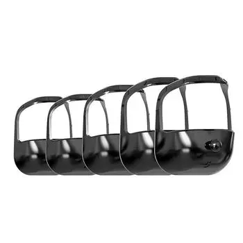 Шаблон для укладки бороды, 5 шт. Шаблон для укладки бороды, 5 шт. Руководство по бороде One Size чёрный