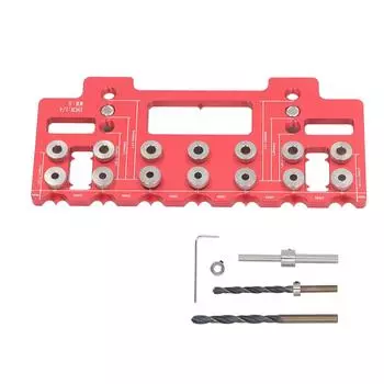 Шаблон для установки ручки шкафа. Инструмент. Дрель. Шаблон для сверления отверстий в ручке дверной петли.