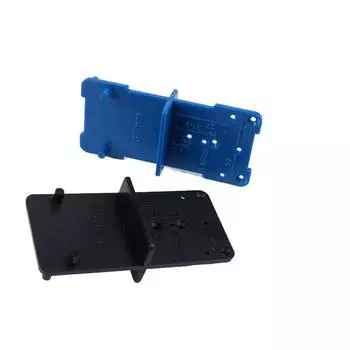 Шаблон для установки шкафов, деревообрабатывающие инструменты, направляющая для сверления отверстий под петли 28/35-37 мм, пластиковый локатор для открывания отверстий по дереву as the picture