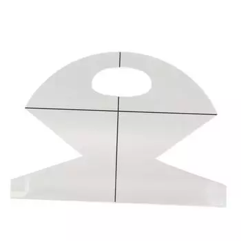 Шаблон для уютной чаши 10 дюймов, прозрачный, сглаживающий, прочный, акриловый, шаблон для корзины, сумки для дома