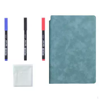 Шаблон для заметок на доске для рабочего стола, блокнот для сухого стирания, для письма в домашнем офисе темно-синий