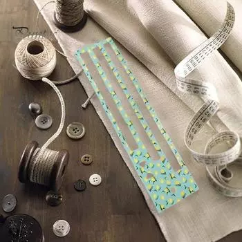 Шаблон кармана на молнии Шаблон для изготовления акриловой молнии Шаблон для измерения молнии с узором «Линейка» для молний 7/8/9 дюймов Инструмент для шитья для начинающих 1 Set