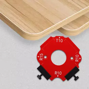 Шаблон позиционирования угла изгиба из алюминиевого сплава, простой в использовании инструмент для плотницких работ, R10