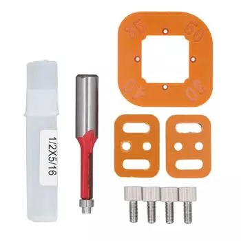 Шаблон радиуса круглого угла R30 R35 R40 R50 Кондуктор для дуговой фрезеровки Инструмент для деревообрабатывающих проектов