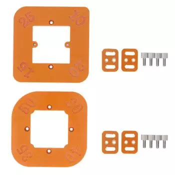 Шаблон радиуса скругленного угла 4 в 1 Многофункциональный высокоточный шаблон фрезы для скругленных углов