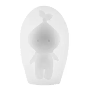 Шаблоны для поделок своими руками, мультяшная фигурка, литье под давлением, многофункциональный мягкий силиконовый трафарет для украшения торта, десерта