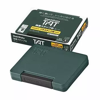 Shachihata ATPN-2-K Прочная подставка для штампа, винный пирог, средняя, черная