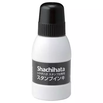 Shachihata Stamp Ink for Stamp Pad Small Bottle Black SGN-40-K