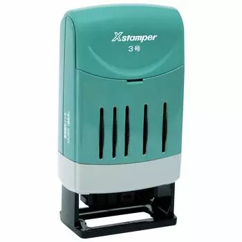 Shachihata Stamp Rotating European Date Stamp 3 Stamp Surface x mm Black No. 4.0 25.3 XNDB-3/H-K