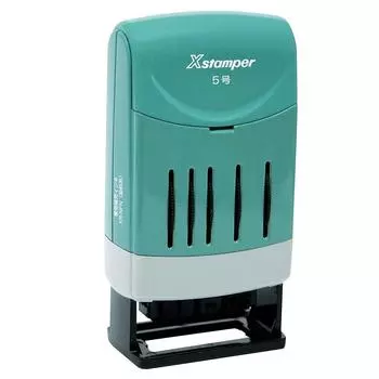 Штамп Shachihata, вращающийся, европейский, с датой, 5 шт., поверхность x мм, черный, нет. 3.1 24.0 XNDB-5/HK чёрный