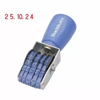 Shachihata Stamp Rotating Rubber Stamp European Date 5 20 x 4 mm Gothic No. Approx. NFD-5G