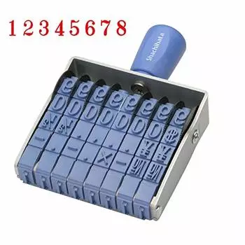 Shachihata вращающийся резиновый штамп европейский 8 ранг первый выпуск Mincho тело