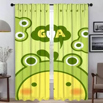 Shades Home Interior Curtains for Living Room Curtain Tulle for Bedroom Halloween Decoration Anti-mosquito Curtains 2 Pieces W50xH70cmx2pcs-CL