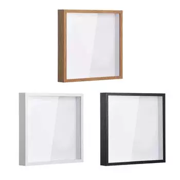 Shadow Box Frame Adventure Archive Box Travel Top Loading Display Case для фильмов, спортивных мероприятий, концертов, билетов для друзей чёрный