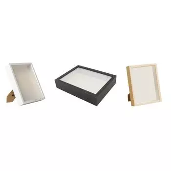 Shadow Box Frame Dried Flower Display Pictures Wood Rectangle Tickets Table Wall Decor Memory Box Frame Photo Frame