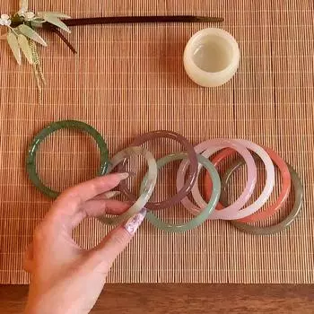 Шаг за шагом стеклянный браслет женский новый китайский стиль с браслетом ханьфу девушка национальный стиль изысканный холодный ощущение национальный прилив ювелирные изделия