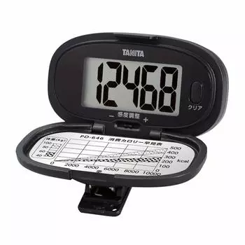 Шагомер ПД-646-БК (черный) Танита х 3 комплекта