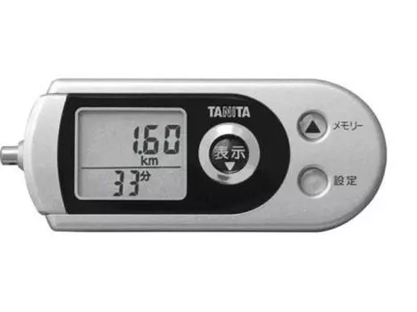 Шагомер TANITA с 3D-датчиком и зуммером безопасности, серебристый FB-722-SV