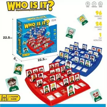 Шахматная игра, забавная игра «Угадай, кто я», карта, интерактивная игрушка для родителей и детей, логическая игра-головоломка, детская шахматная доска