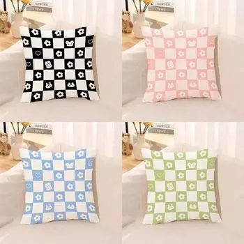 Шахматная наволочка для сна, подарок, аниме, подушка для офиса, автомобиля, дивана, подушка для комнаты, матрас 40x40cm