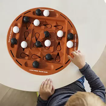 Шахматная стойка Игрушки для тренировки мышления Настольная игра для семейного отдыха на природе Round