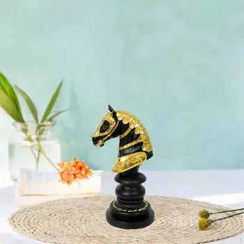 Шахматные фигуры Статуэтка из смолы Ремесло Художественные шахматные фигуры Орнамент Настольный для стола Horse
