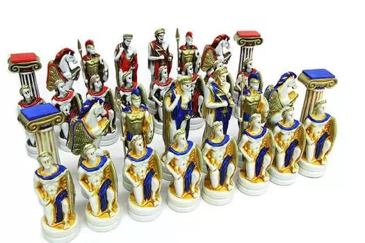 Шахматы из полиэстера среднего размера Pegasus