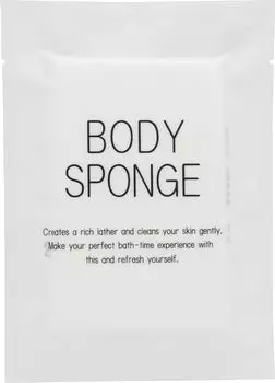 Шахта гостиничного коммерческого сжатого тела по отдельности 100 мм x 65 мм x 25 мм [Набор 100] Удобства, Использование, Губка, Одноразовый, Завернутый,