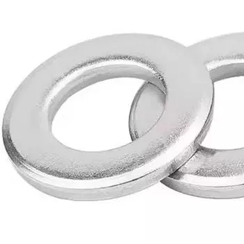 Шайба плоская с фаской из нержавеющей стали марки А 304 для винтов (Размеры: М5, М6, М8, М10, М12, М16, М18, М30) M5