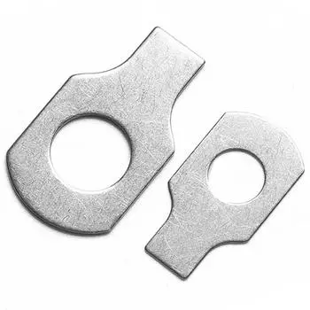 Шайба с одним ушком из нержавеющей стали 304 - железо черное, размеры M3-M16 M5 (Black Oxide)