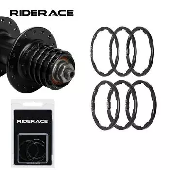 Шайба ступицы велосипеда MTB шоссейный велосипед кареточный узел шайба для ступицы рифленого типа маховик кассета прокладка 1/1.5/2/1.85/2.18/2.35 мм