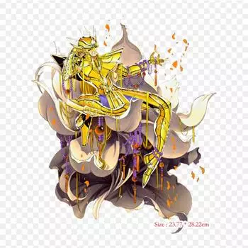 Shaka Pegasus Seiya Gemini Saga железные нашивки для одежды, наклейки с аппликациями на одежду, термочувствительная нашивка на заказ