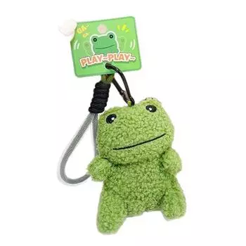 Shaking Toys Frog Key Chain Cartoon Backpack Pendant Cartoon Plush Toy Keyring Children