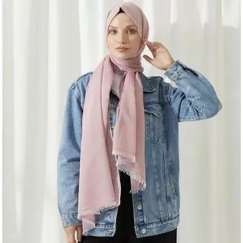 Шаль Miray Бамбуковая Хлопковая Розовая