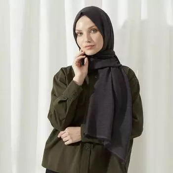 Шаль Miray из бамбука и хлопка антрацит