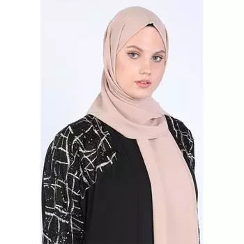 Шаль Miray Jeddah Темно-Бежевая