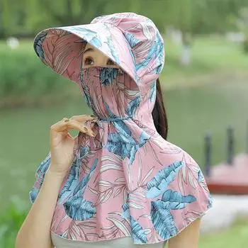 Шаль сельскохозяйственная рабочая шляпа с широкими полями женская шляпа с хвостиком модная кепка для сбора чая унисекс