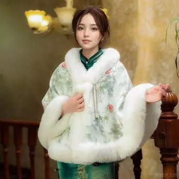 Шаль в сочетании с новой осенне-зимней верхней одеждой-кардиганом подчеркнет благородный темперамент. One Size чёрный