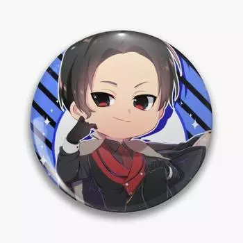 Shall We Date Obey Me Lucifer, персонализируемая мягкая пуговица, булавка для женщин, ювелирные изделия, одежда, подарок, брошь, декор для шляпы, воротника, забавная булавка с лацканом