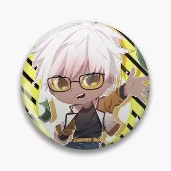 Shall We Date Obey Me Mammon, персонализируемая мягкая пуговица, брошь на булавке, подарок, металлическая одежда, модный забавный креативный милый декор для влюбленных