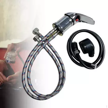 Набор смесителей и распылителей для чаши для шампуня. Простая установка. Холодный смеситель для мытья волос. Black Sprinkler