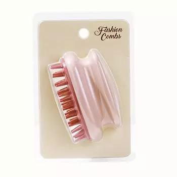 Shampoo Brush Head Massage Brush Itching Head Scratcher Bath Bath Brush Scalp Cleaning Brush Household One Size розовый