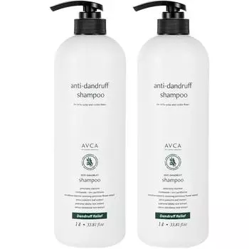 Шампунь Abka Dandruff Care Itchy Scalp Control, 1 л, 2 шт.