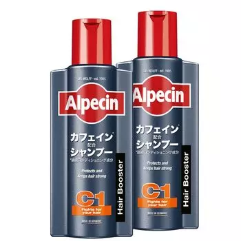 Шампунь Alpecin 375 мл x 2 флакона Шампунь для кожи головы Уход за кожей головы для мужчин 1 бренд по уходу за волосами по продажам Кофеин* | | | № в Германии.