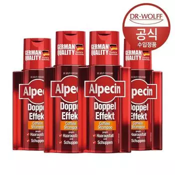 Шампунь Alpecin Double Effect Caffeine, 200 мл, 4 шт.