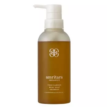 Шампунь Amritara Veggie Garden Real Soap с лавандой и геранью 300 мл и
