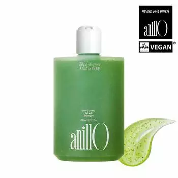 Шампунь Anillo Lime Sunday Refresh 450 мл, одинарный, 1 шт.