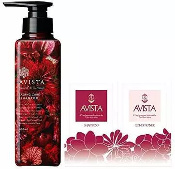 Шампунь AVISTA Aging Care 300 мл с аминокислотами на основе фульвовой кислоты, полученной естественным путем, в комплект входит бумажное мыло (для кожи головы без силикона все в одном 100%