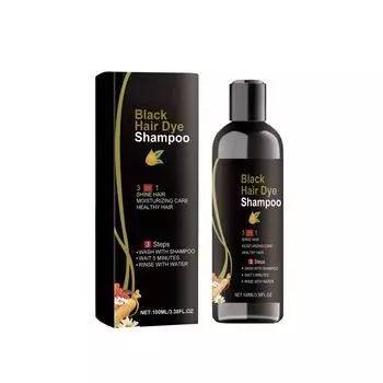 Шампунь Coverage Shampoo для женщин и мужчин, растительный шампунь, черный 100 мл One Size