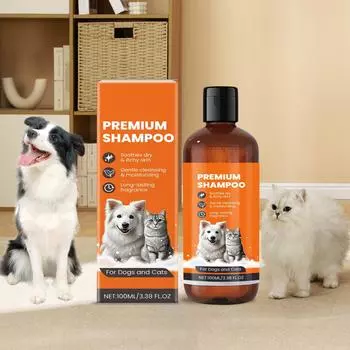 Шампунь для домашних животных Мягкий шампунь для устранения запаха шерсти домашних животных. 100 мл. One Size